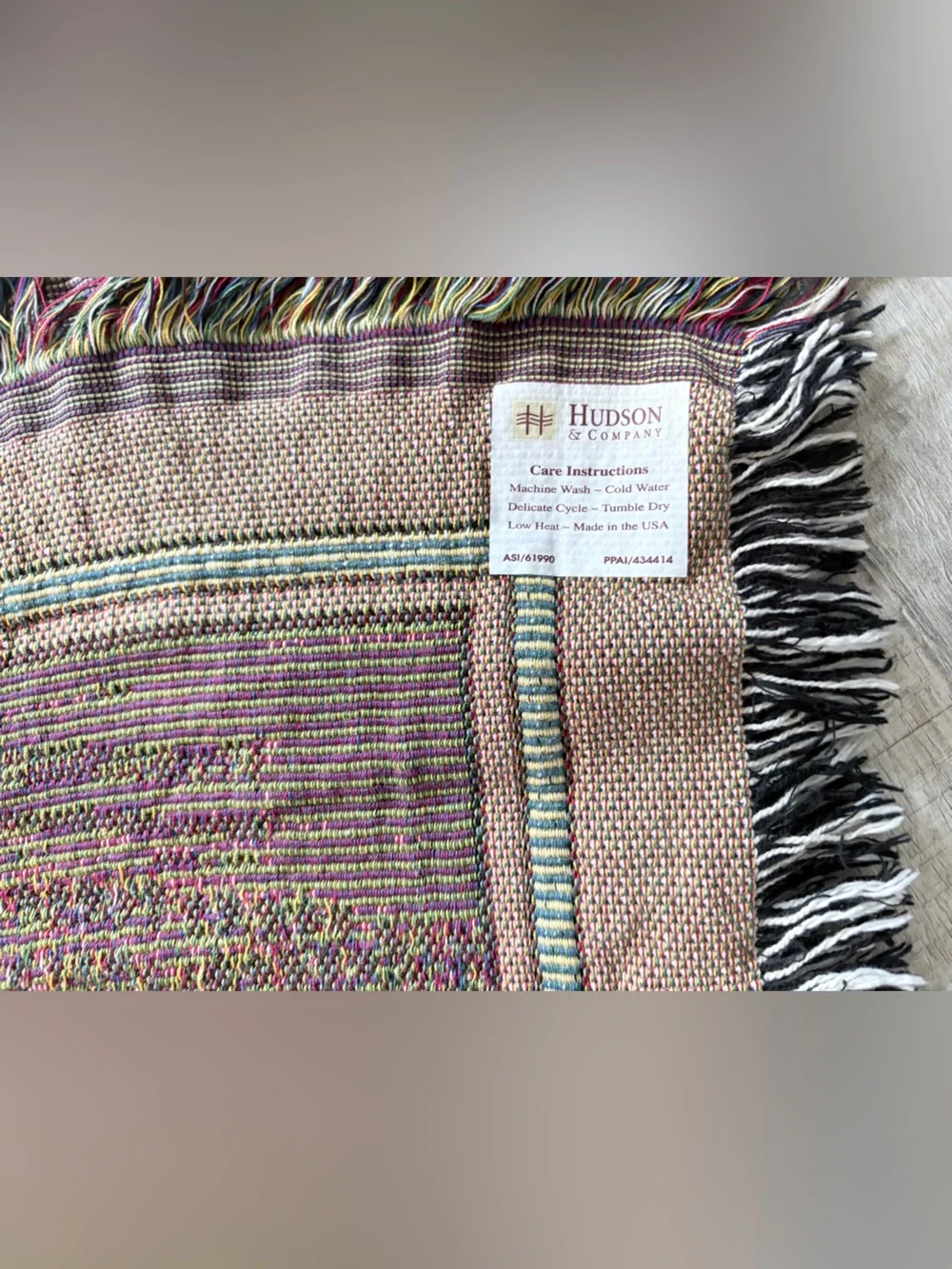 Hudson & Company Apollo tapestry blanket the would of American culture